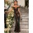 [Glamorous Formal Gown] Elegant Glamorous Women's Off-the-Shoulder Formal Gown | Emerald Green, Non-See-Through Fabric, Sequin Embellished, Sheer Shoulder Design - Wedding Guest, Prom, Party Evening Attire