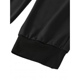 [Rugby Print Jogger Pants] Women's Casual Rugby Print Jogger Pants | Loose-Fit Drawstring Sports Trousers for Spring and Autumn | Machine Washable