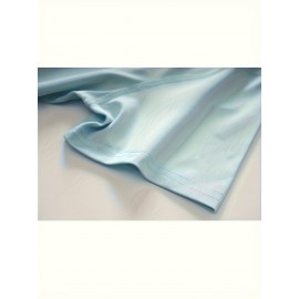 Women'S V-Neck T-Shirt with Left Chest & Sleeve Logo Print, Customizable Personal Design, Soft Breathable Stretch Fabric for Comfortable Movement - Perfect for, Casual Wear, Yoga, Dance & Sports Teams, Comfortable Fit, Durable Construction