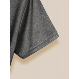 [Graphic Print Tee] Soft Stretch Women's Casual Short Sleeve T-Shirt with 