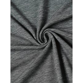 Women'S Christmas Puppy & Tree Graphic Long Sleeve T-Shirt - Soft Breathable Fabric, Stretchy Comfort Fit, Round Neck Casual Holiday Top for All Seasons, Sizes S-XXL, Christmas Shirts, Allseason Apparel, Playful Design, Durable Print