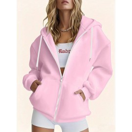 [Disney Women's Fashion Hoodie] 1pc Disney Luxurious Winter Large Size Women's Fashion Hoodie, Toy Story Theme, Maleficent, Printed Hoodie Sports Top, Street Style Women's Zip-Up Sweatshirt, Suitable for Gifting