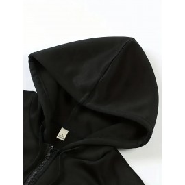 [Disney Women's Fashion Hoodie] 1pc Disney Luxurious Winter Large Size Women's Fashion Hoodie, Toy Story Theme, Maleficent, Printed Hoodie Sports Top, Street Style Women's Zip-Up Sweatshirt, Suitable for Gifting