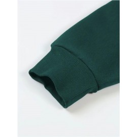 [Plus Size NY Hoodie] Plus Size Women's Light Pink NY Print Hoodie | Comfortable Long Sleeve Zip-Up with Drawstrings, Machine Washable 100% Polyester, Casual Sporty Style