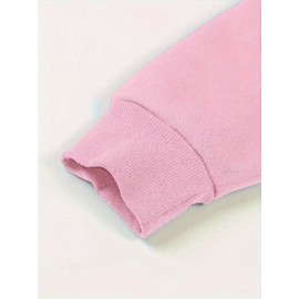 Women'S Plus Size Playtime Mary Cat & Pals Hoodie - Cozy Cartoon Print Pullover with Front Zipper, Machine Washable, Comfortable Fall/Winter Casual Sweatshirt, Oversized Hoodie