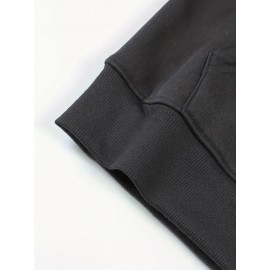 Women'S Plus Size Playtime Mary Cat & Pals Hoodie - Cozy Cartoon Print Pullover with Front Zipper, Machine Washable, Comfortable Fall/Winter Casual Sweatshirt, Oversized Hoodie