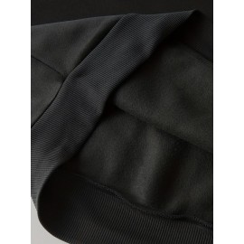 Women'S Calvin Graphic Hoodie - Black with Golden Lettering, Cozy Fall/Winter Pullover Sweatshirt, Hooded Sweatshirt for Everyday & Formal Outfits, Casual Wear, Trendy Design, Comfortable Fit, Stylish Hoodie, Fashion Lovers