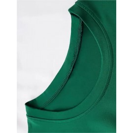 Plus Size - Women'S Plus Size Halloween Cat Print T-Shirt - Black Casual Crew Neck Tee with Playful Cartoon Cats, Breathable & Comfortable for Casual Attire, Halloween Shirts